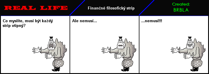 Finančně filosofický strip